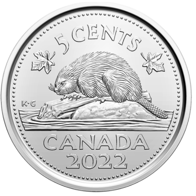 2022 - Specimen - Canada 5 Cents
