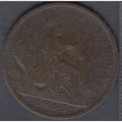 1865 - 1 Penny - Grande Bretagne