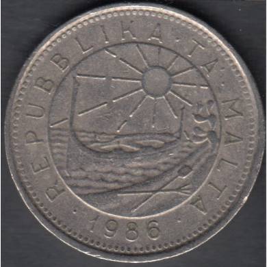 1986 - 10 Cents - Malta
