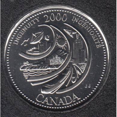 2000 - #2 NBU - Ingenuity - Canada 25 Cents