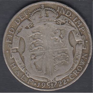 1922 - 1/2 Crown - Grande Bretagne