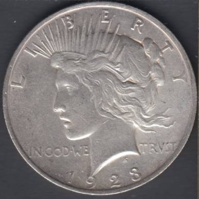 1923 - VF/EF - Peace Dollar USA