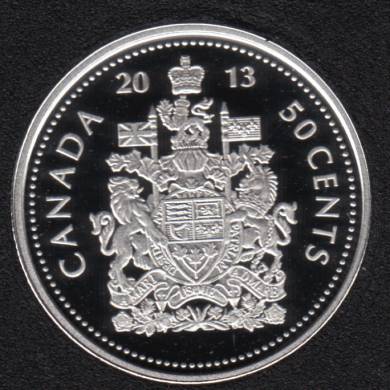 2013 - Proof - Fine Silver - Canada 50 Cents