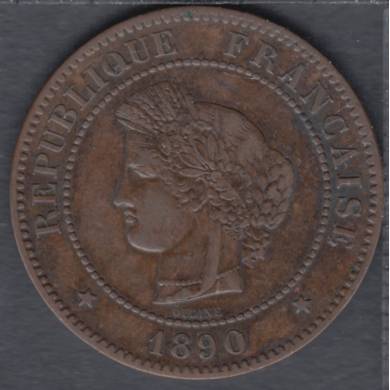 1890 A - 5 Centimes - EF - France