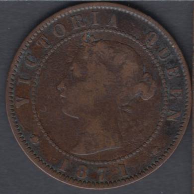 1871 - VG/F - 1 Cent - Ile du Prince Edouard