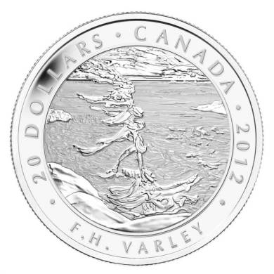 2012 - $20 - Fine Silver Coin - Varley, Stormy Weather - Mintage: 7,000