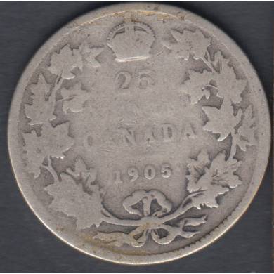 1905 - A/G - Canada 25 Cents