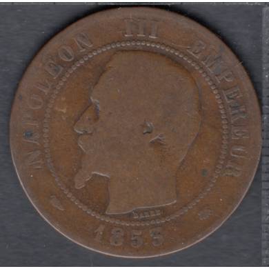 1853 BB - 10 Centimes - France