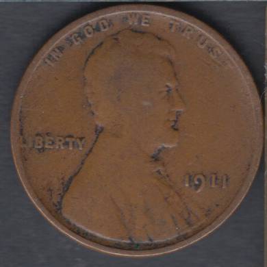 1911 - VG - Lincoln Small Cent USA