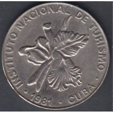 1981 - 25 Centavos - Visiteur - Cuba