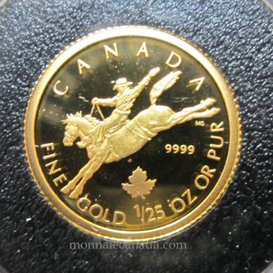 2006 - 50 cents - 1/25 ounce gold coin Cowboy