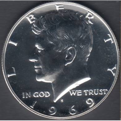 1969 S - Proof - Silver Clad - Kennedy - 50 Cents
