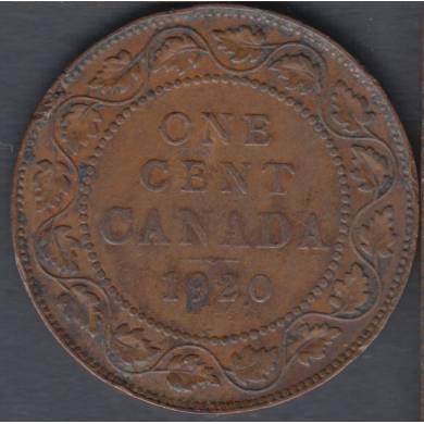 1920 - VF - Canada Large Cent