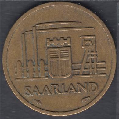 1954 - 10 Franken- Saarland