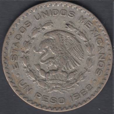 1962 Mo - 1 Peso - Mexique