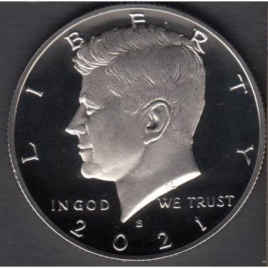 2021 S - Proof - Kennedy - 50 Cents USA