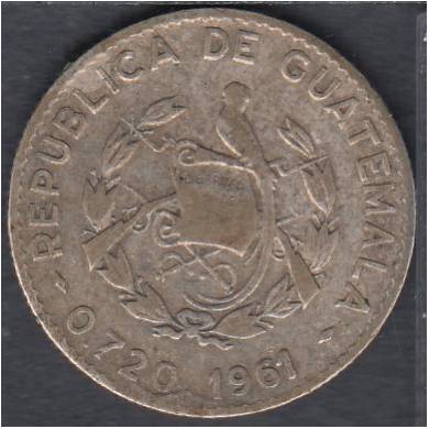1961 - 5 Centavos - Guatemala