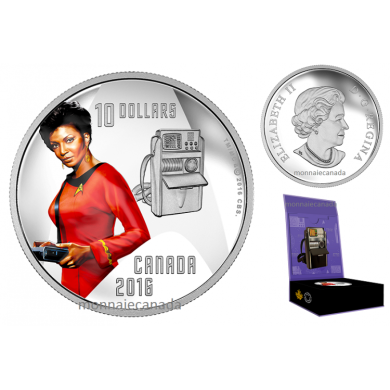 2016 - $10 - 1/2 oz en argent pur  quipage de Star TrekMC - Uhura