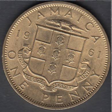 1961 - 1 Penny - B. UNc - Jamaica