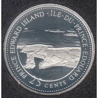 1992 - #7 Proof - Silver - Prince Edward Island - Canada 25 Cents