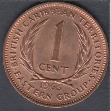 1965 - 1 Cent - Unc - East Caribbean States