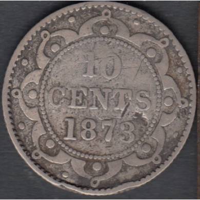 1873 - Good - 10 Cents - Newfoundland