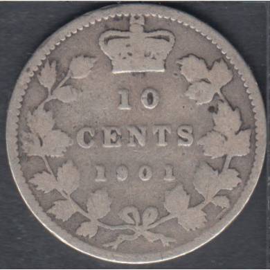 1901 - Good - Canada 10 Cents