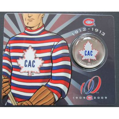 2009 - 50 Cents Canadiens 1912-1913 Chandail & Logo