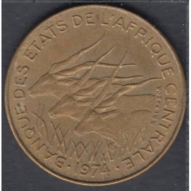 1974 - 10 Francs - Central African States