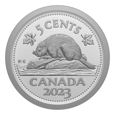 2023 - Proof - Fine Silver - Canada 5 Cents