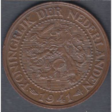 1941 - 2 1/2 Cents - Netherlands