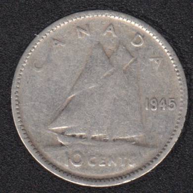 1945 - Canada 10 Cents