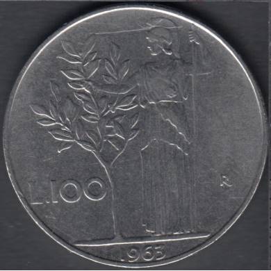 1963 R - 100 Lire - Italie