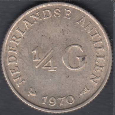 1970 - 1/4 Gulden - Netherlands Antilles