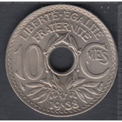 1938 - 10 Centimes - B. Unc - France