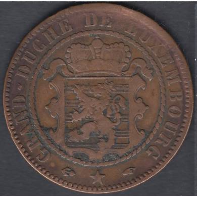 1860 A - 10 Centimes  - Luxembourg