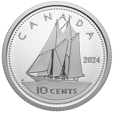 2024 - Proof - Argent Fin - Canada 10 Cents