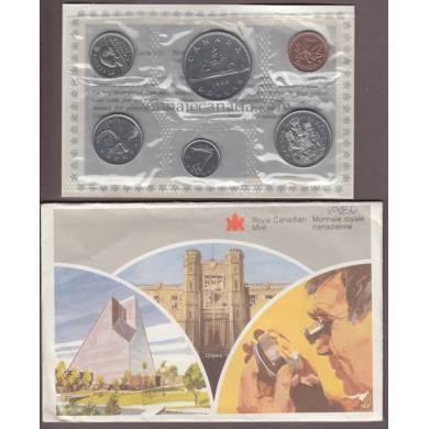 1989 Proof Set Mackenzie River Bicentennial Royal Canadian Mint RCM 