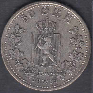 1895 - 50 Ore - Norvge