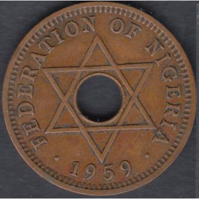 1959 - 1/2 Penny - Nigria