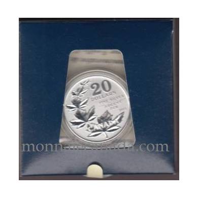 2011 - $20 for $20 - Fine Silver Commemorative Coin - Maple Leaf