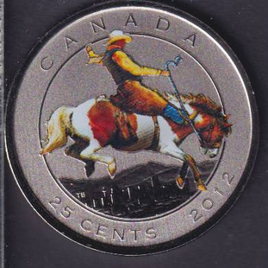 2012 Calgary Stampede - 25 Cents