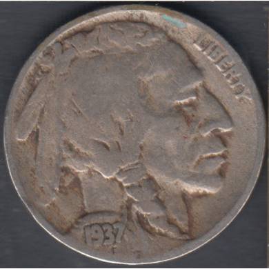 1937 - VG - Indian Head - 5 Cents