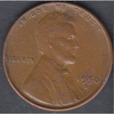 1950 S - VF EF - Lincoln Small Cent