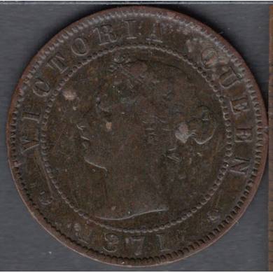 1871 - VG - 1 Cent - Prince Edward Island