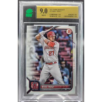 2022 Topps Bowman #32 Mike Trout Angels MLB Baseball 9.0 MNT