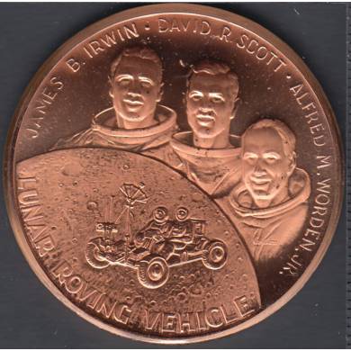 1971 - Apollo 15 - D. Scott A. Worden & J. Irwin - July 26th Aug. 6th 1971 - Médaille #9370