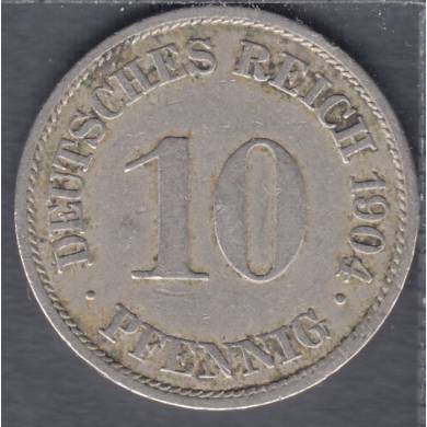1904 A - 10 Pfennig - Germany