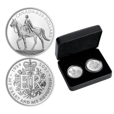 2021 $20 Dollars & 2 Pounds Great Britain - A Royal Celebration Two-Coin Set
