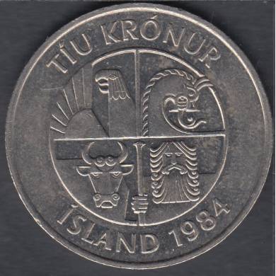 1984 - 10 Kronur - Iceland